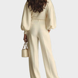 Selena – conjunt de canalé amb pantalons amples