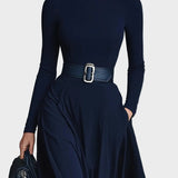 Kornelia - Vestit maxi de punt amb coll alt