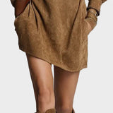 Vestit Mini amb Coll Alt