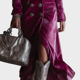 Vera - Vestit Blazer de Velour Maxi