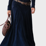 Iwona - Vestit maxi de camussa amb cinturó
