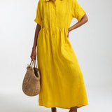 Lysandra — Vestit camisero fluid d'estiu