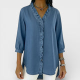 Elena™ | Blusa elegante con volantes
