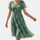 Ana | Vestit midi floral solt i lleuger