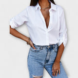 Jessica - Blusa diària amb escot en forma de V