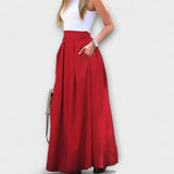 Tzafira – Elegant faldilla maxi amb cintura alta