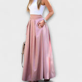 Tzafira – Elegant faldilla maxi amb cintura alta