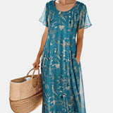 María | Vestit midi floral solta i lleuger