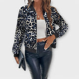 Raquel - Model Elegant de Jaqueta amb Estampat de Lleopard