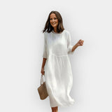 Vestit amb Tall Còmode per a l'Abdomen