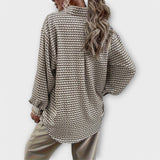 Ashley - Blusa de màniga llarga d'estil vintage