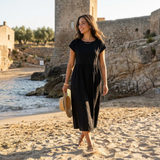Chira Vestit midi amb mànig curta