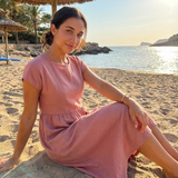 Chira Vestit midi amb mànig curta