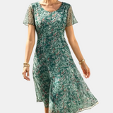 Ana | Vestit midi floral solt i lleuger