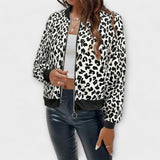 Raquel - Model Elegant de Jaqueta amb Estampat de Lleopard