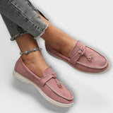 Mocassins sense fil per a dona amb cinta decorativa
