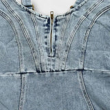 Anna - Vestit de denim amb tirants ajustables