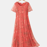 María | Vestit midi floral solta i lleuger