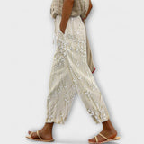Zoey - Pantalons estampats de vinya