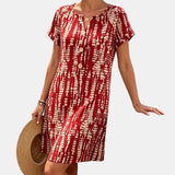 Marina | Vestit estampat amb botons