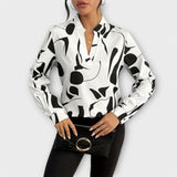 Katherine | Blusa elegant de màniga llarga amb escot en V