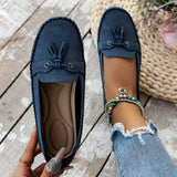 Nadine - Mocasines clásicos con detalle de borlas