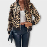 Raquel - Model Elegant de Jaqueta amb Estampat de Lleopard