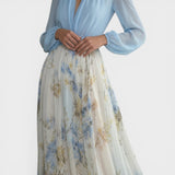 Valeria™ | Vestido maxi floral elegante