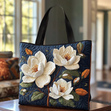 Quilted Handmade Bag "Delicate Magnolia"