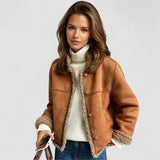 Rosalie | Abric de pell amb botons