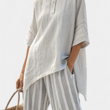Clarisse | Conjunt Daisy Elegant Asimètric Blusa Patognost