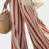 Vanessa| Conjunt Elegant amb Ratlles Vermelles