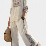 Amália| Elegant conjunt mediterrani Daisy de llana