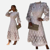 Vestit Maxi de Renda Rosa per a Festa d'Estiu
