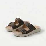 Nuria - Slides de confort amb doble sivella ajustable