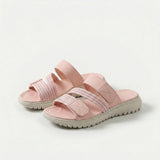 Cleo - Sandalia deportiva de confort con suela de plataforma