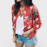 Andreia - Jaqueta bomber elegant amb estampat floral