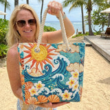 Handmade Beach Bag | Warm Halo