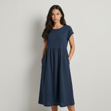 Chira Vestit midi amb mànig curta
