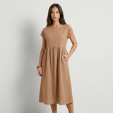 Chira Vestit midi amb mànig curta