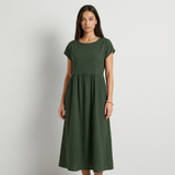 Chira Vestit midi amb mànig curta