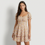Vestit Mini Luciana Floral Cruzat