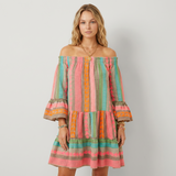 Vestit Mini Valentina Amb Espatlles Descobertes Estampat