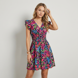 Martina Vestit Mini Floral Vibrant