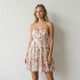 Luna Vestit Floral Volants