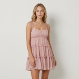 Luna Vestit Floral Volants