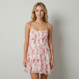 Luna Vestit Floral Volants