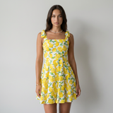 Vestit Floral Groc Lucía