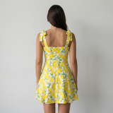 Vestit Floral Groc Lucía