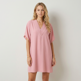 Mirabela Elegant vestit amb escot en V drapejat